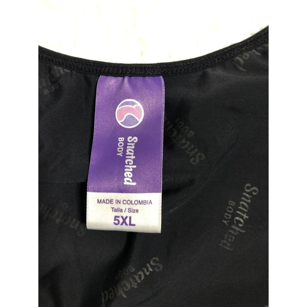 Snatched Body Black Full Body Shaper Adjustable Closure & Adjustable Straps 5XL - Picture 2 of 16